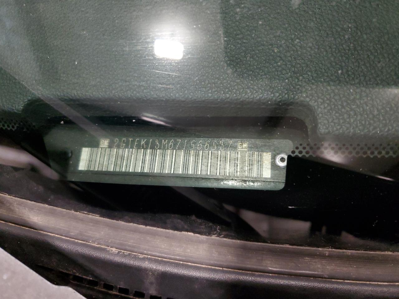 2007 GMC Envoy VIN 2GTEK13M671566537 Copart auction photo, front end / side damage thumbnail 12