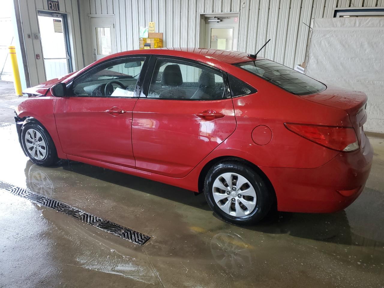 2017 Hyundai Accent VIN KMHCT4AE5HU292492 Copart auction photo, front end damage thumbnail 2