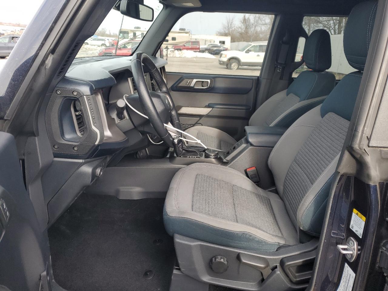 2021 Ford Bronco VIN 1FMDE5BH6MLA73604 Copart auction photo, front end damage thumbnail 7