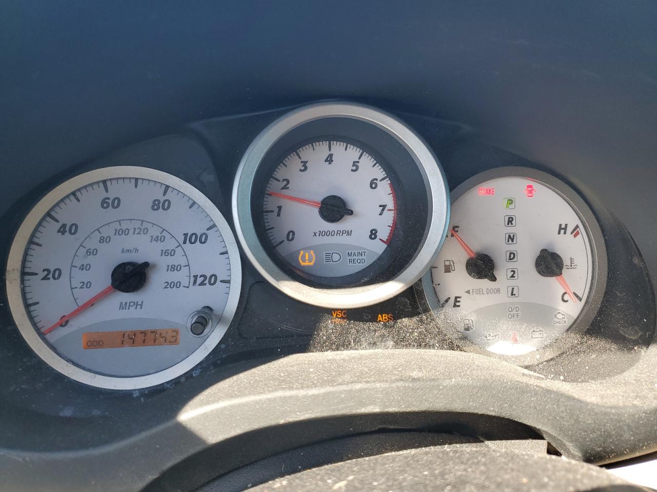 2005 Toyota RAV 4 VIN JTEHD20VX50074849 Copart auction photo, normal wear damage thumbnail 9