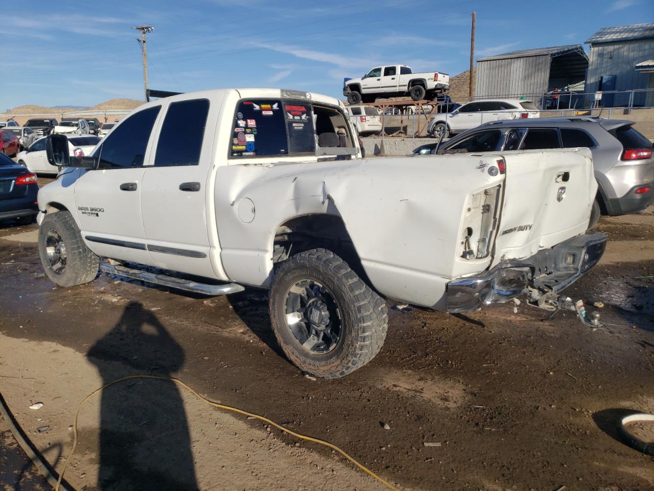 2005 Dodge RAM VIN 3D7LR38C95G754655 Copart auction photo, rear end damage thumbnail 2