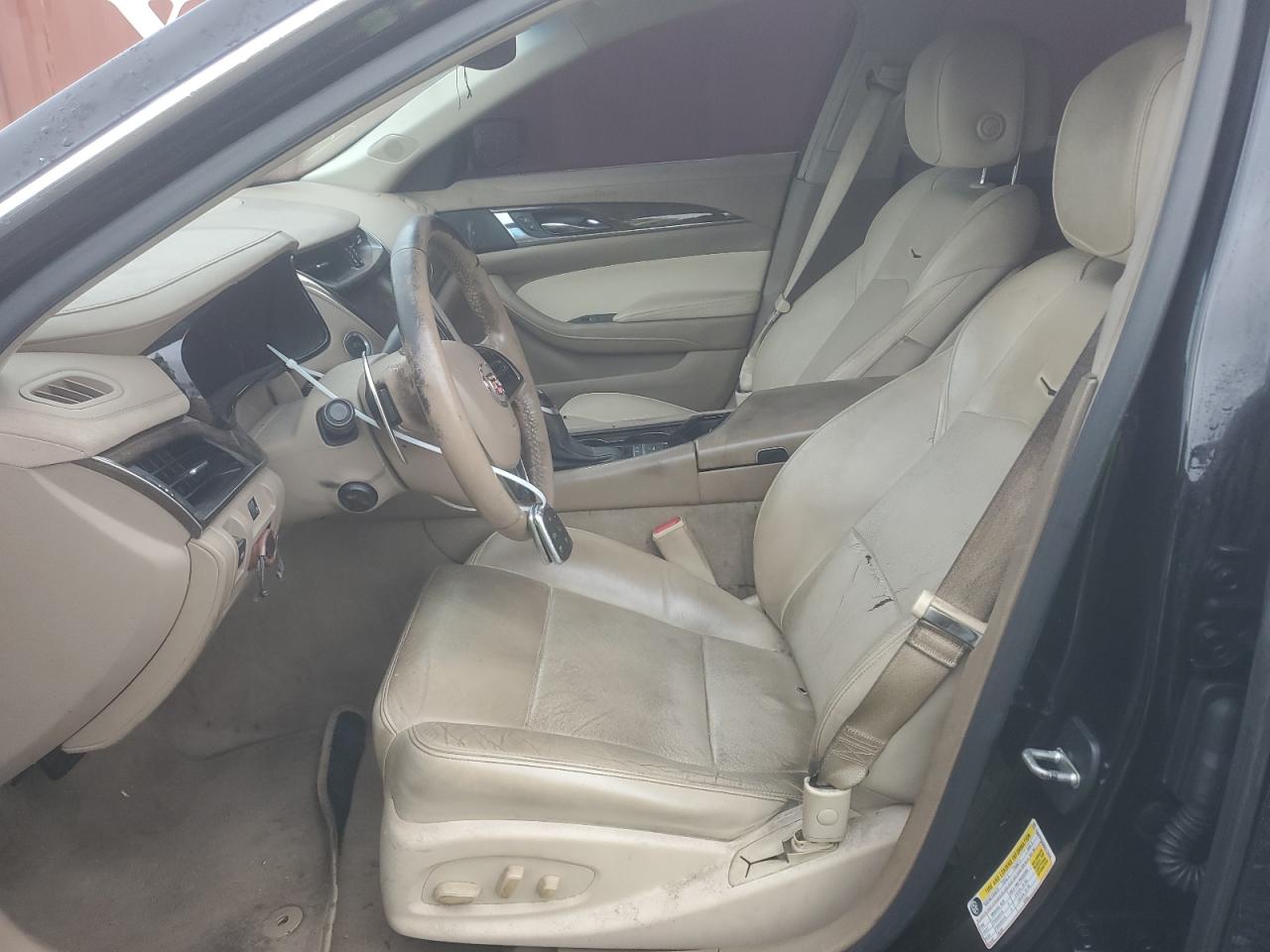 2014 Cadillac CTS VIN 1G6AR5SX8E0171610 Copart auction photo, burn - engine damage thumbnail 7
