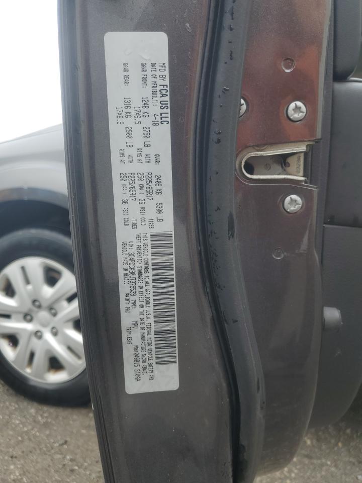 2018 Dodge Journey VIN 3C4PDCAB0JT375539 Copart auction photo, front end damage thumbnail 14