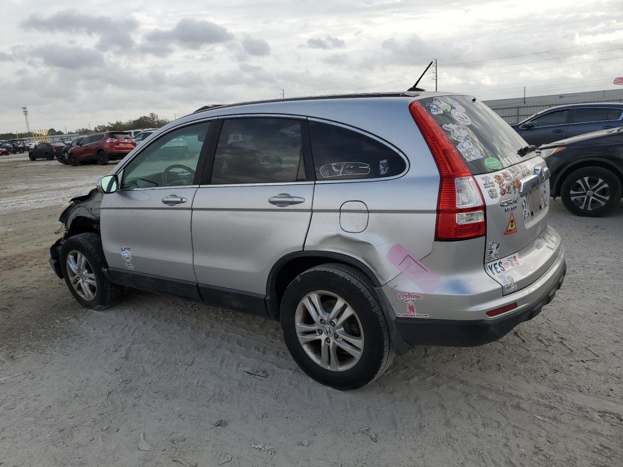 2010 Honda CR-V VIN 5J6RE3H7XAL047512 Copart auction photo, front end / rear end damage thumbnail 2