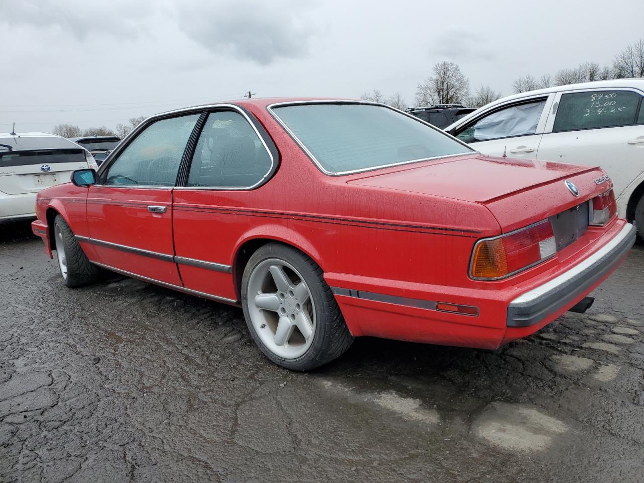 1989 BMW 6er VIN WBAEC8414K3268823 Copart auction photo, mechanical / minor dent/scratches damage thumbnail 2