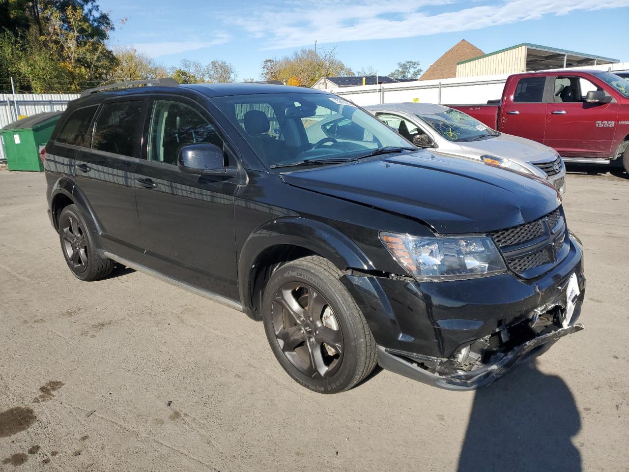 2019 Dodge Journey VIN 3C4PDDGG9KT861907 Copart auction photo, front end damage thumbnail 4