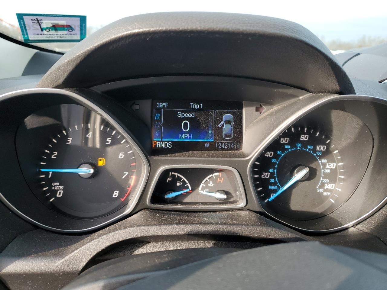 2015 Ford Escape VIN 1FMCU9J9XFUB11137 Copart auction photo, rear end damage thumbnail 9