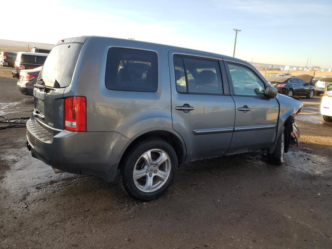 2013 Honda Pilot VIN 5FNYF4H44DB032862 Copart auction photo, front end damage thumbnail 3