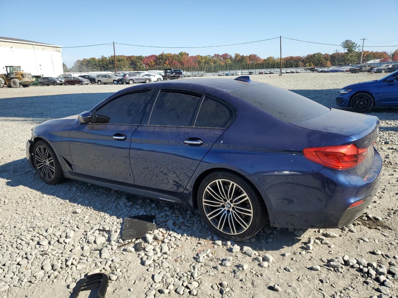 2018 BMW 5er VIN WBAJE7C53JWC56671 Copart auction photo, front end damage thumbnail 2