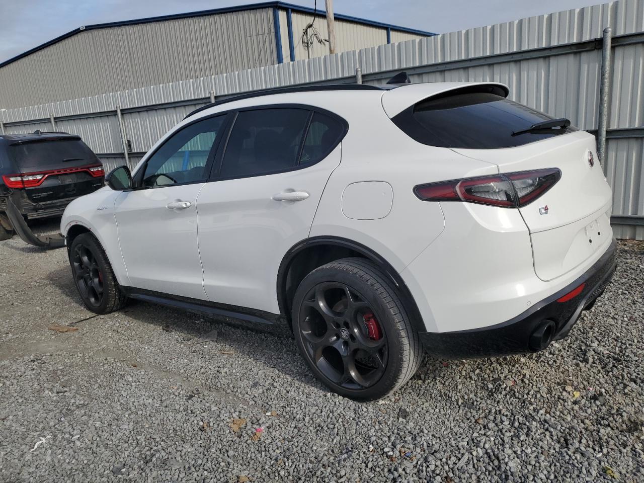 2024 Alfa Romeo Stelvio VIN ZASPAKBN8R7D82810 Copart auction photo, front end / side damage thumbnail 2