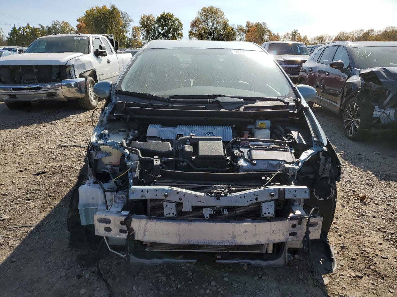 2013 Toyota Prius VIN JTDKN3DU1D1731528 Copart auction photo, front end / side damage thumbnail 5