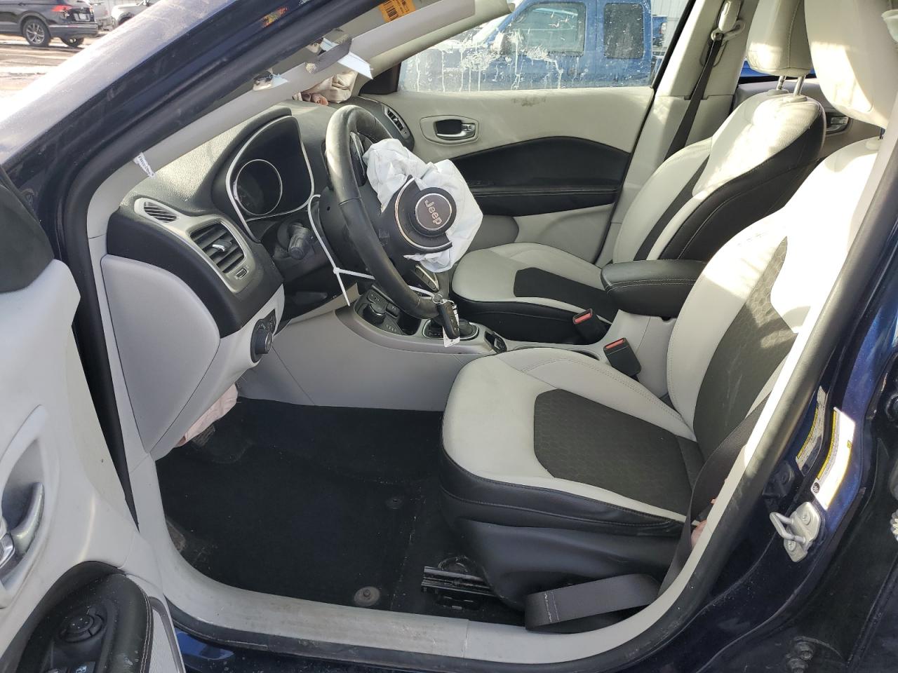 2018 Jeep Compass VIN 3C4NJDBB8JT362462 Copart auction photo, front end / side damage thumbnail 7