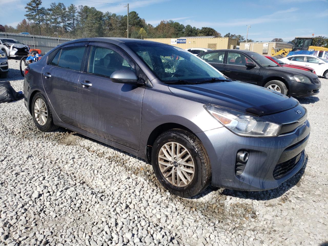 2018 KIA Rio VIN 3KPA34AB8JE081079 Copart auction photo, rear end damage thumbnail 4