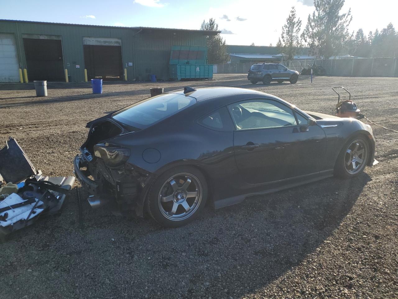 2015 Subaru BRZ VIN JF1ZCAC15F8607133 Copart auction photo, rear end / side damage thumbnail 3