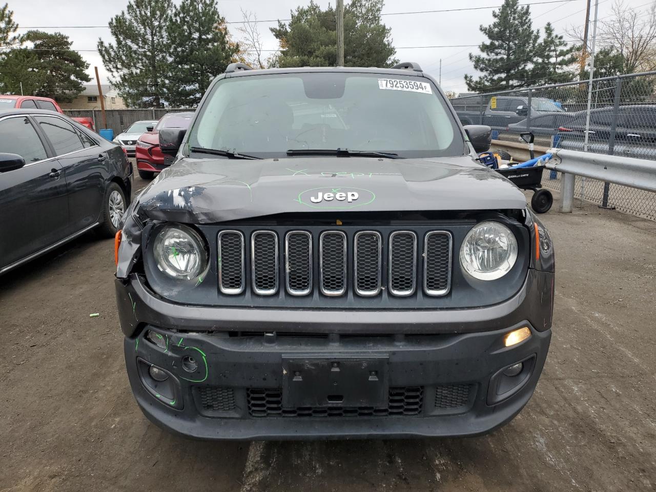 2017 Jeep Renegade VIN ZACCJBBB9HPG34305 Copart auction photo, all over damage thumbnail 5