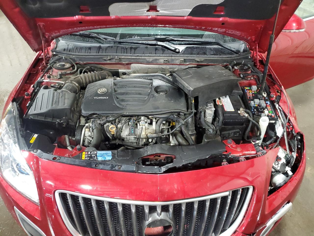 2013 Buick Regal VIN 2G4GV5GVXD9249315 Copart auction photo, front end damage thumbnail 11