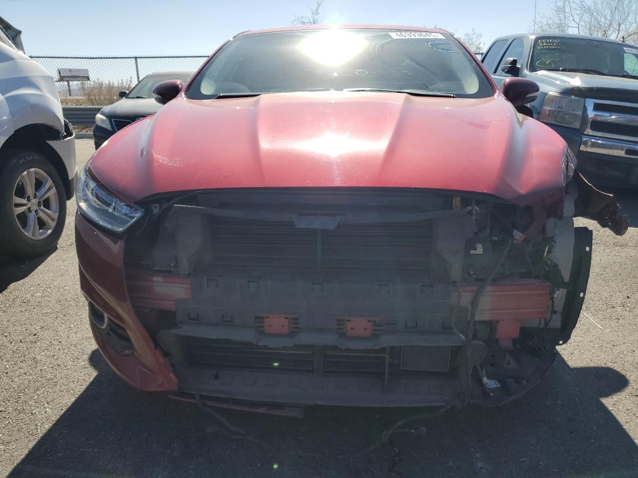 2015 Ford Fusion VIN 3FA6P0D98FR206101 Copart auction photo, front end damage thumbnail 5