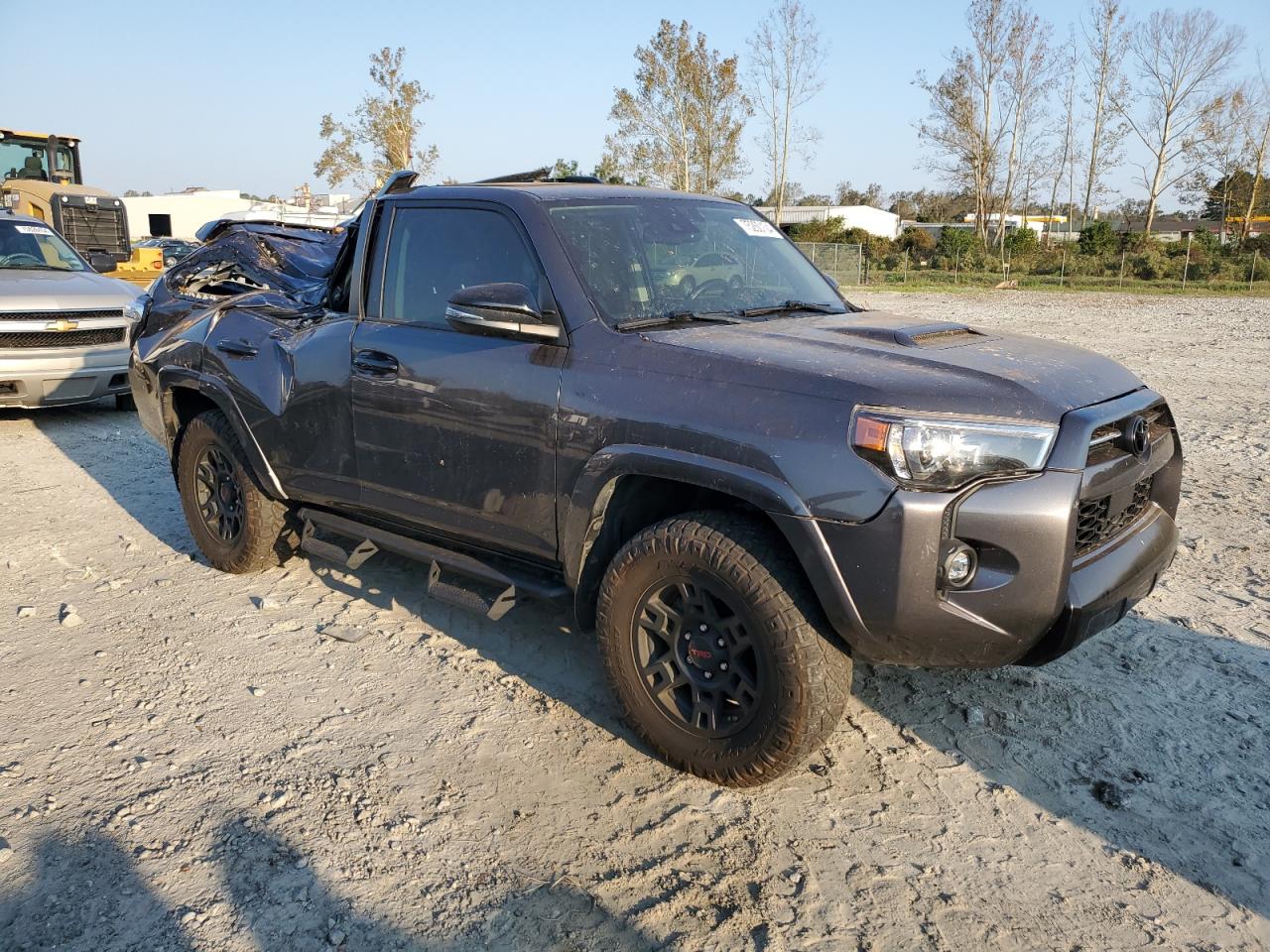 2021 Toyota 4Runner VIN JTEHU5JR3M5948186 Copart auction photo, top/roof damage thumbnail 4