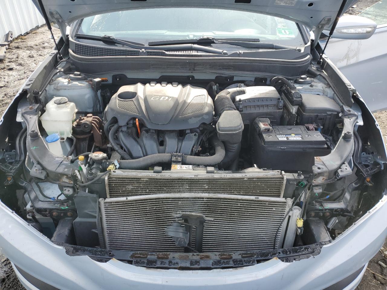 2014 Hyundai Sonata VIN 5NPEB4AC4EH904850 Copart auction photo, front end damage thumbnail 11