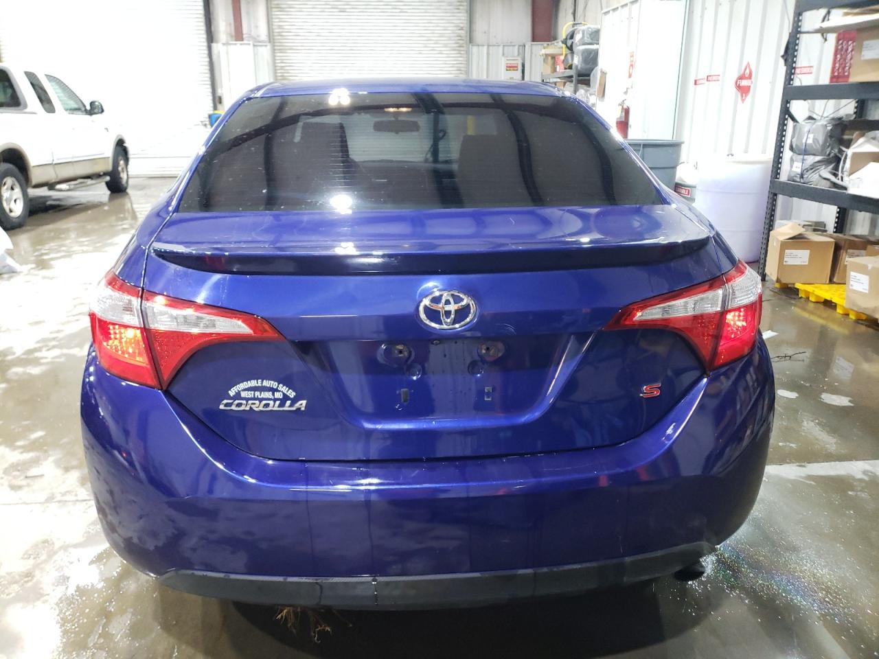 2014 Toyota Corolla VIN 5YFBURHE0EP037810 Copart auction photo, side / hail damage thumbnail 6