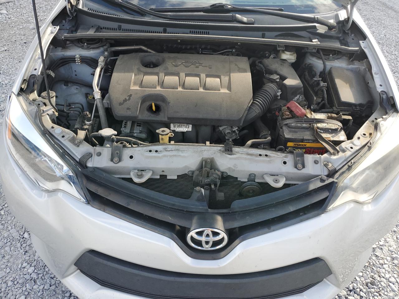 2014 Toyota Corolla VIN 2T1BURHE1EC077619 Copart auction photo, rear end / front end damage thumbnail 13