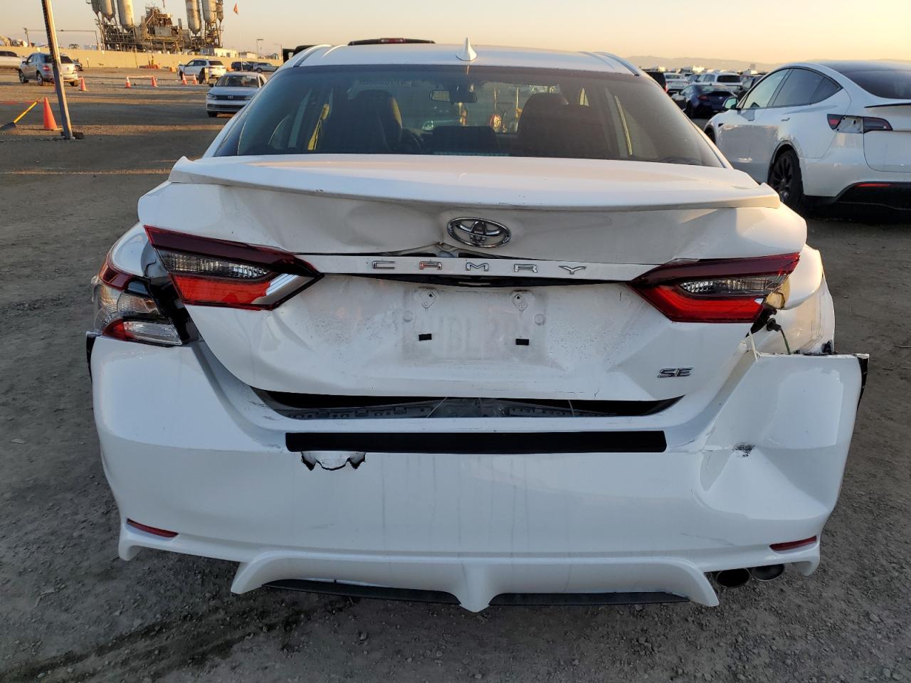 2023 Toyota Camry VIN 4T1G11AK9PU180501 Copart auction photo, rear end / minor dent/scratches damage thumbnail 6