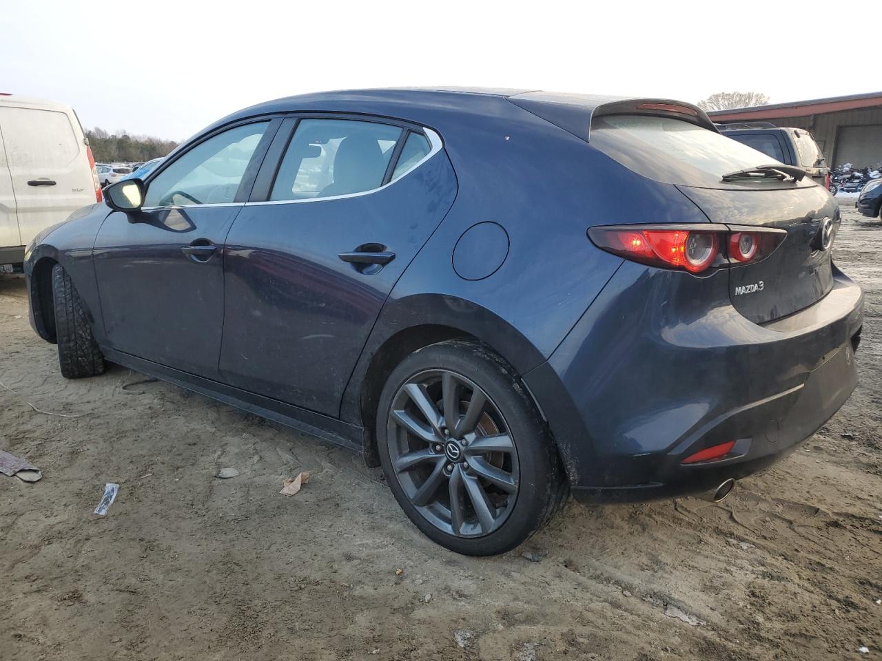 2019 Mazda 3 VIN JM1BPALM6K1109102 Copart auction photo, front end / rear end damage thumbnail 2