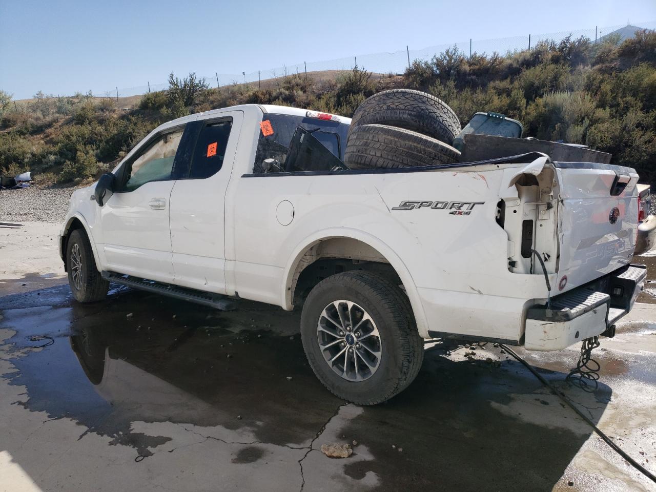 2018 Ford F-150 VIN 1FTFX1EGXJKC41166 Copart auction photo, rollover damage thumbnail 2