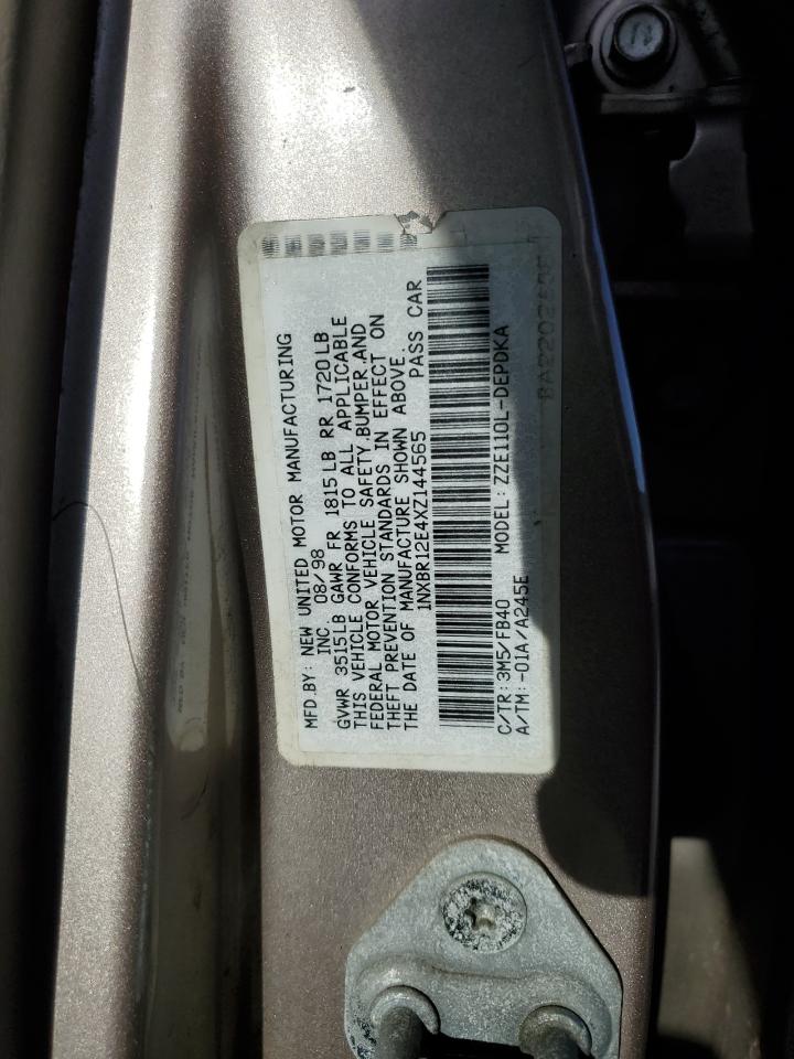 1999 Toyota Corolla VIN 1NXBR12E4XZ144565 Copart auction photo, front end damage thumbnail 14