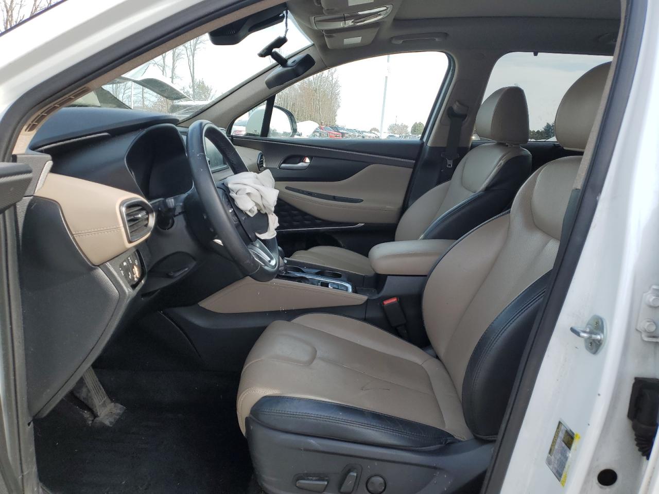 2020 Hyundai Santa Fe VIN 5NMS3CAD6LH217513 Copart auction photo, front end / minor dent/scratches damage thumbnail 7