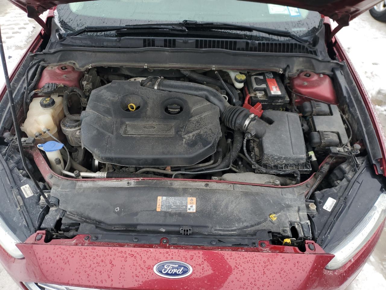 2015 Ford Fusion VIN 3FA6P0D98FR110257 Copart auction photo, side damage thumbnail 11
