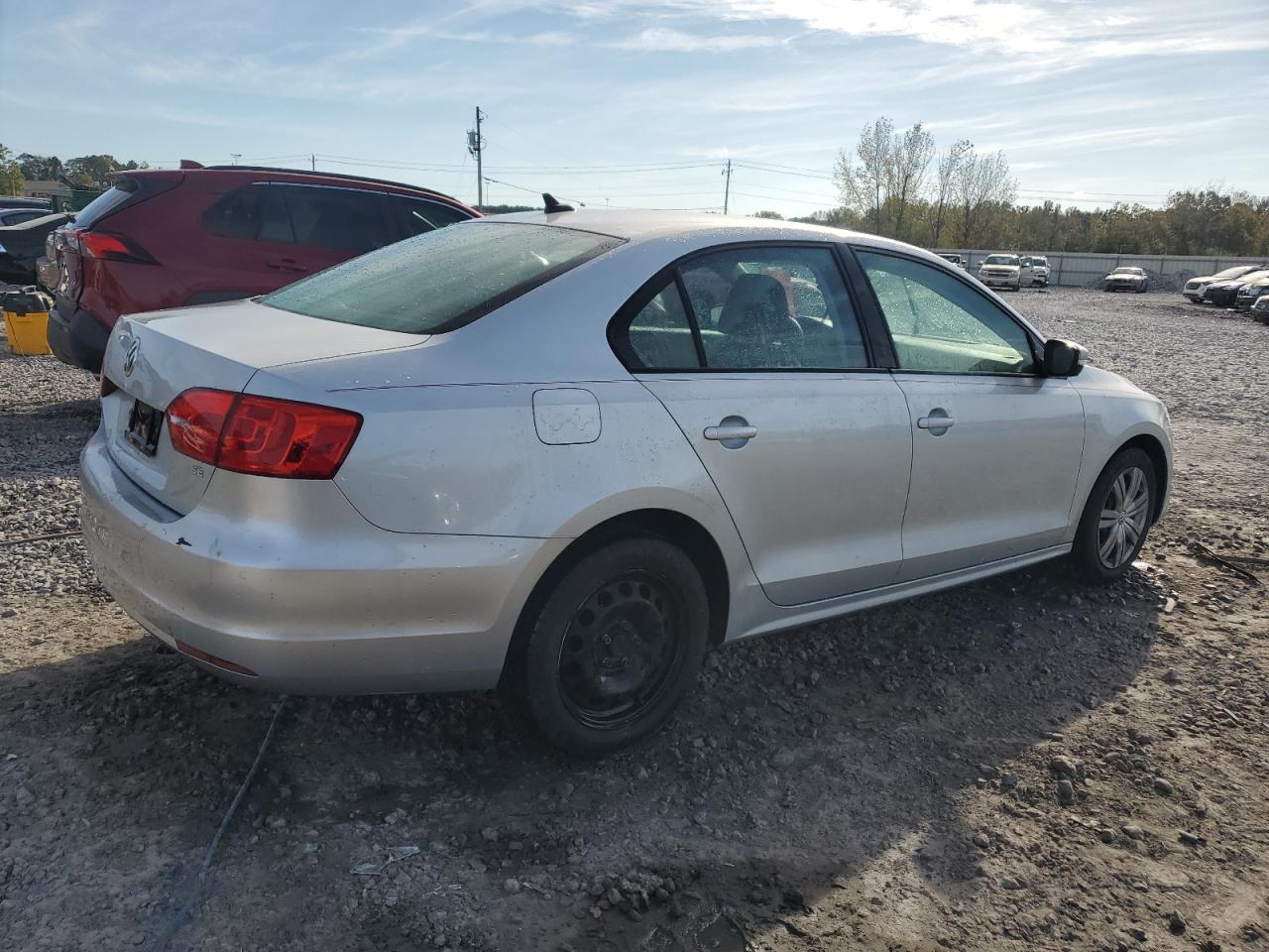 2014 Volkswagen Jetta VIN 3VWD17AJ4EM395512 Copart auction photo, rear end damage thumbnail 3