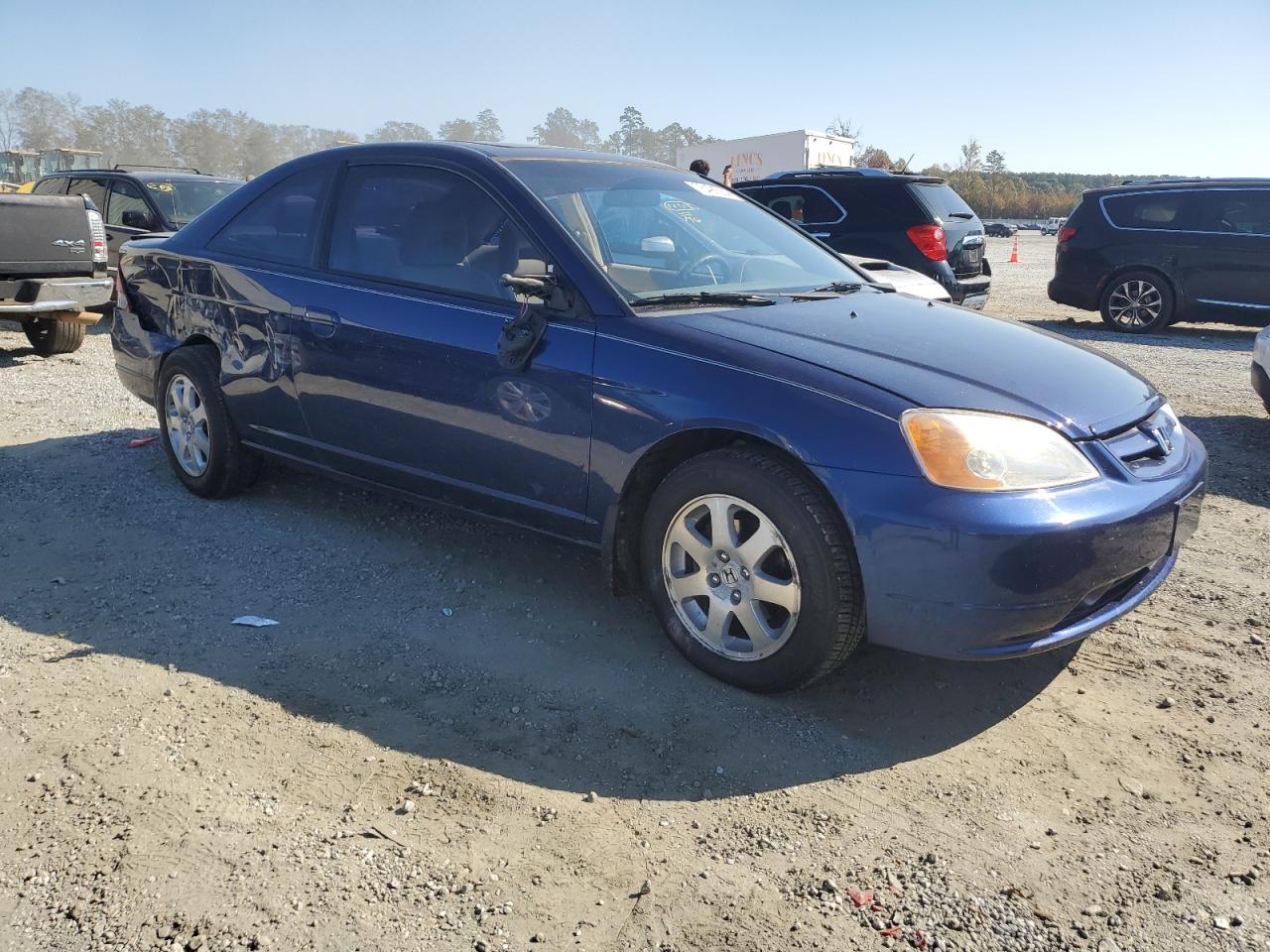 2003 Honda Civic VIN 1HGEM22973L073274 Copart auction photo, side damage thumbnail 4