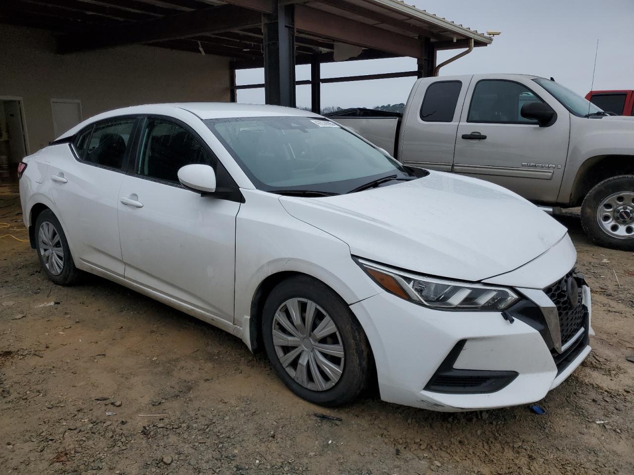 2020 Nissan Sentra VIN 3N1AB8BV0LY312161 Copart auction photo, front end damage thumbnail 4