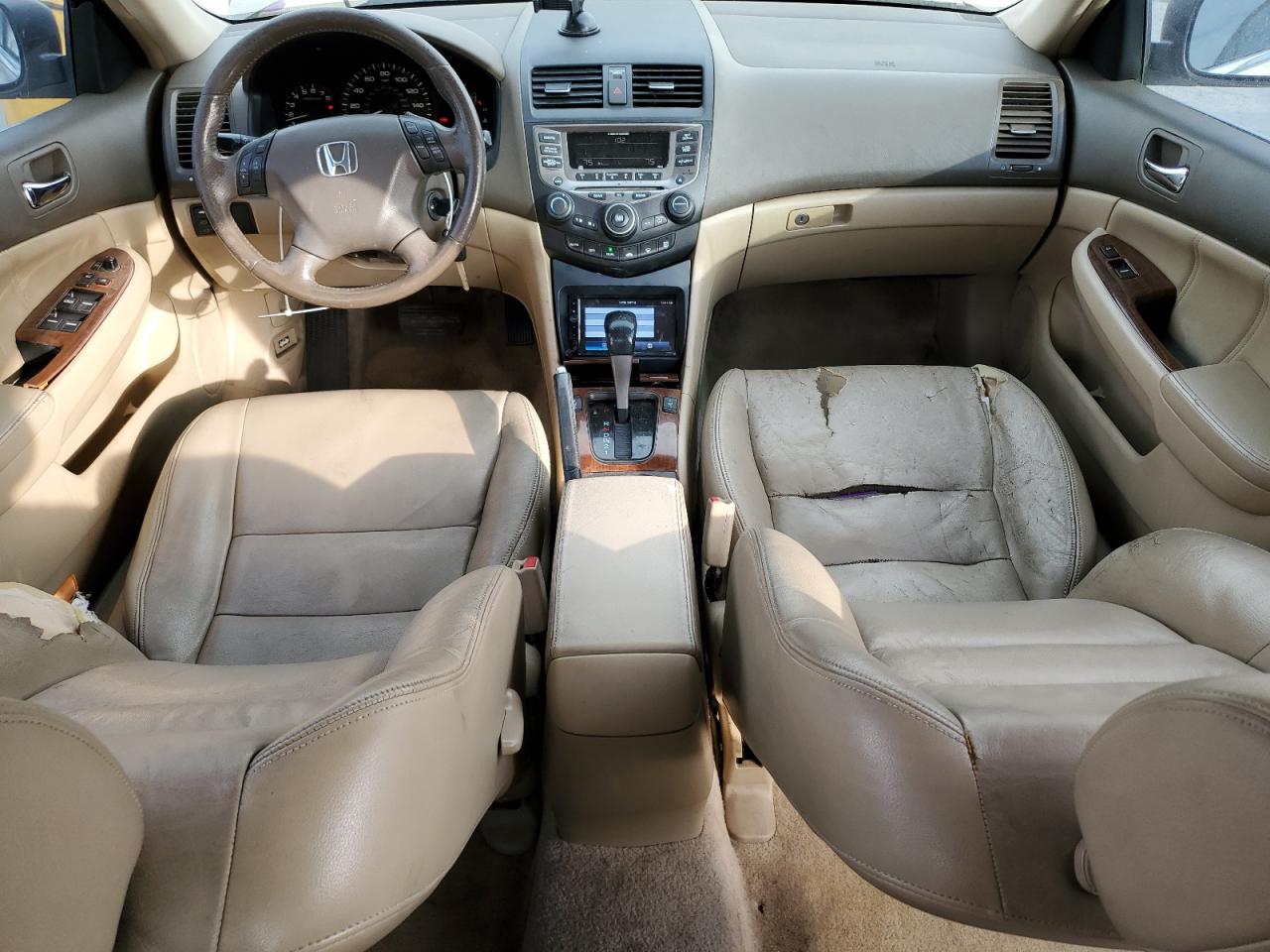 2007 Honda Accord VIN JHMCM56877C000550 Copart auction photo, side damage thumbnail 8