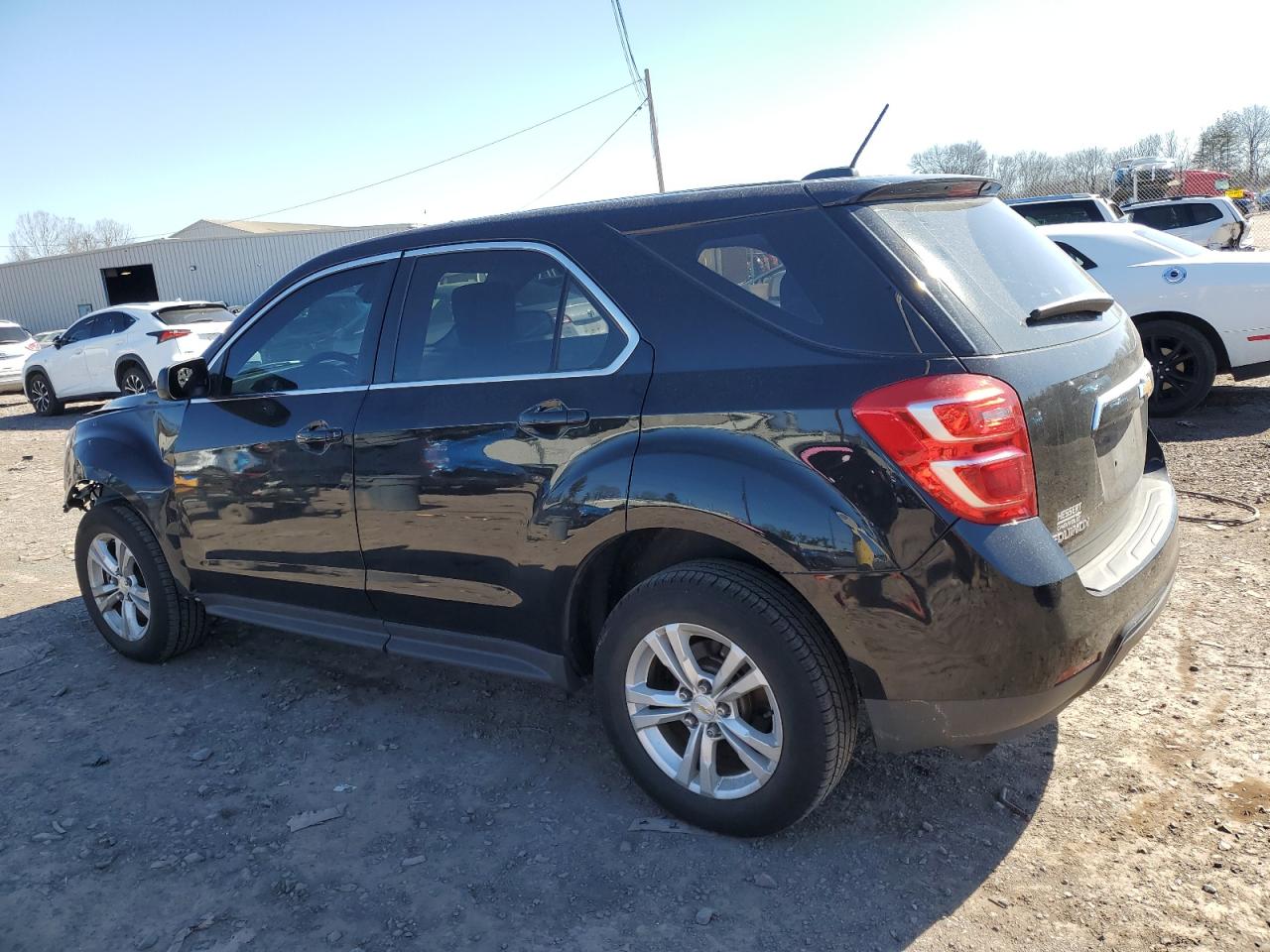 2017 Chevrolet Equinox VIN 2GNALBEK1H1510348 Copart auction photo, front end / side damage thumbnail 2