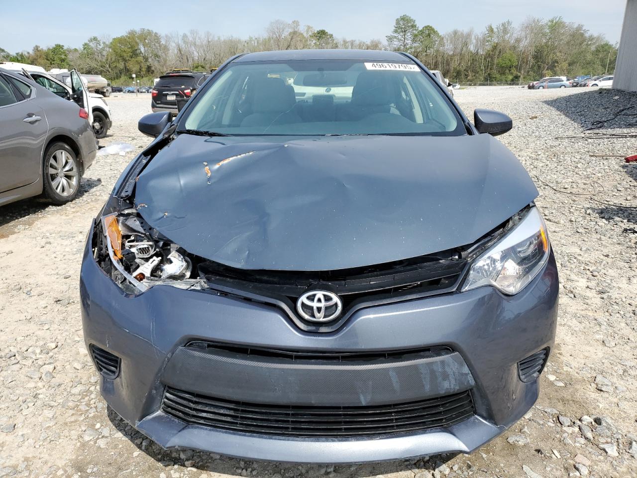 2014 Toyota Corolla VIN 5YFBURHE7EP127911 Copart auction photo, front end damage thumbnail 5