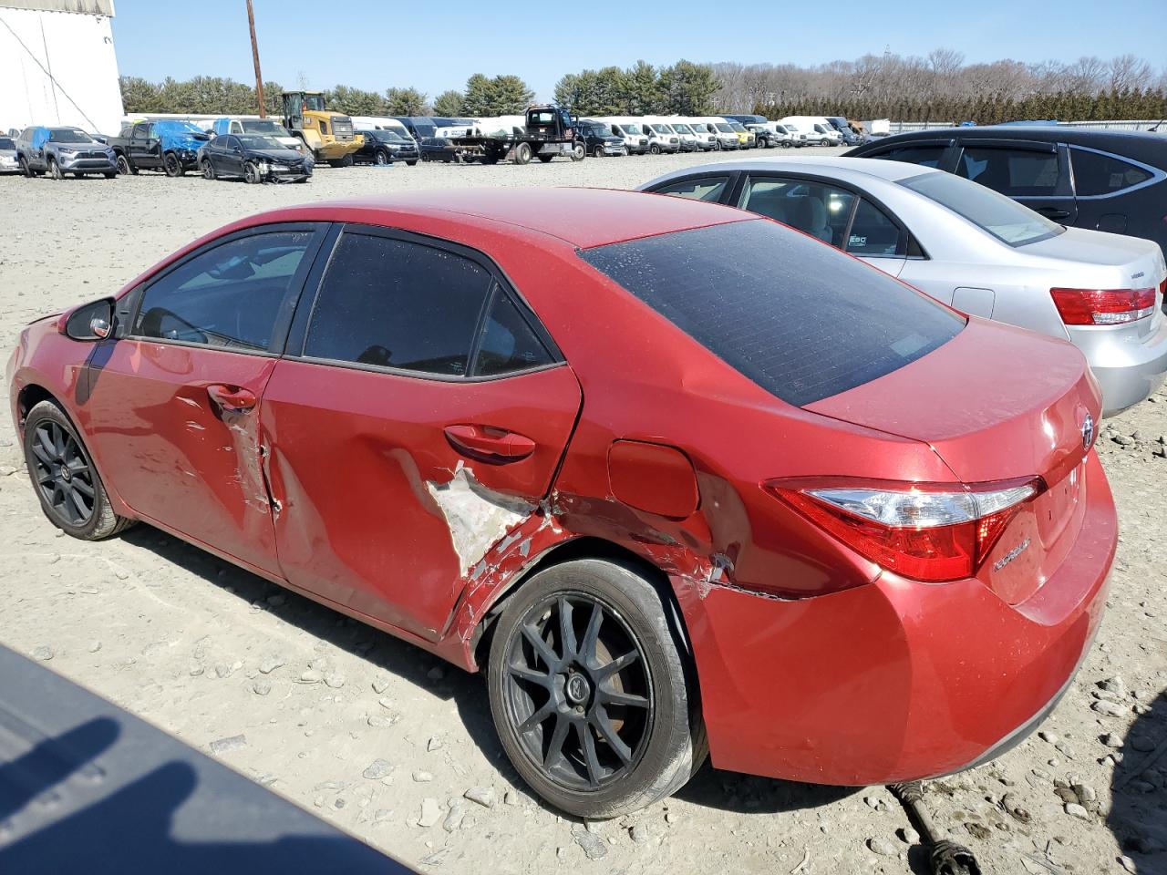 2016 Toyota Corolla VIN 5YFBURHE4GP434018 Copart auction photo, side damage thumbnail 2