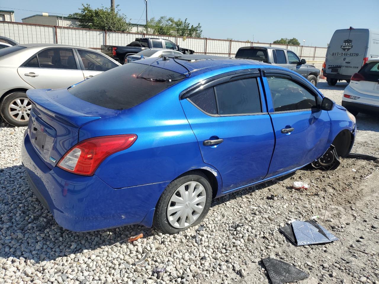 2016 Nissan Versa VIN 3N1CN7AP4GL884141 Copart auction photo, front end / undercarriage damage thumbnail 3