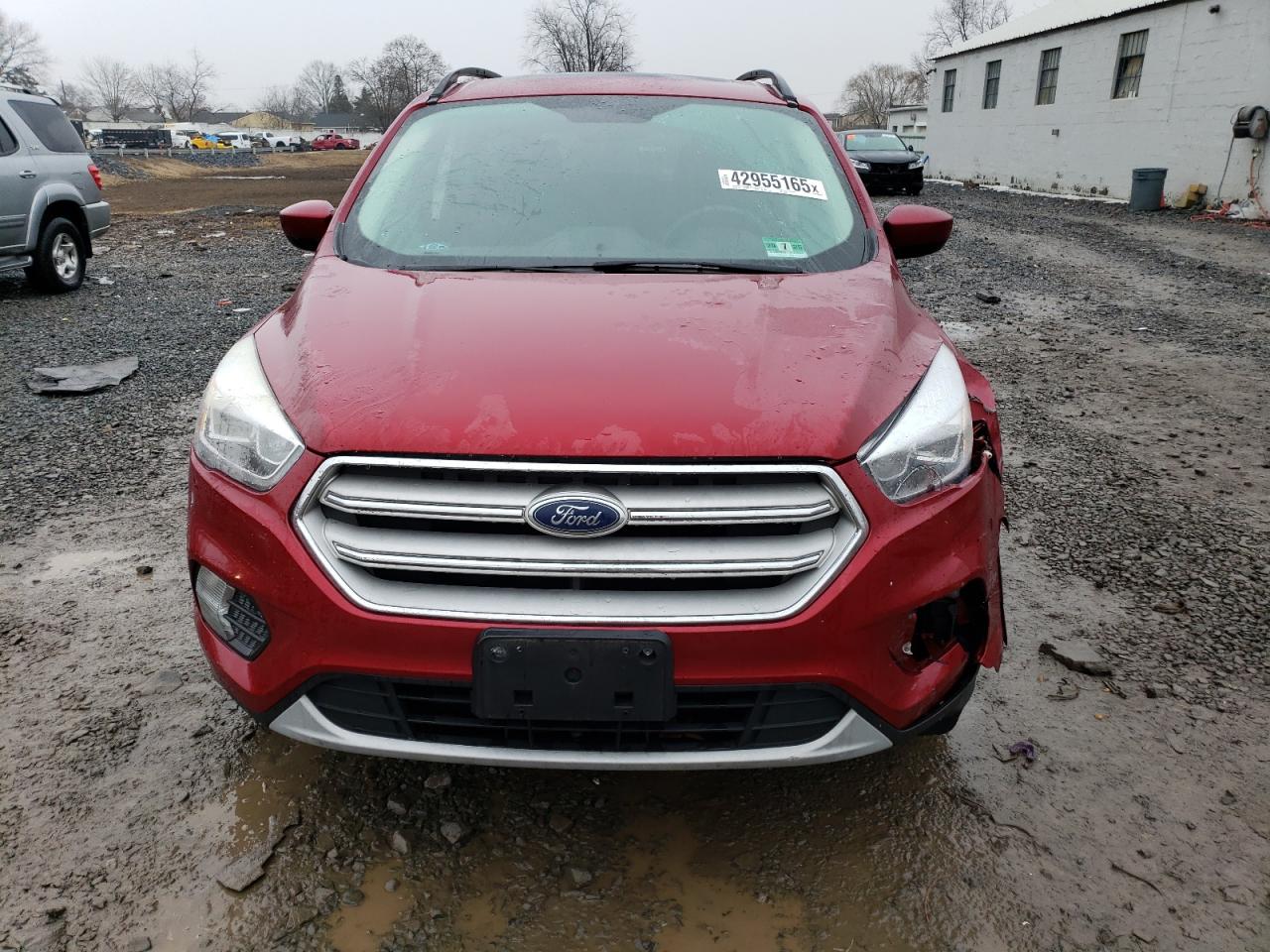 2018 Ford Escape VIN 1FMCU9HD5JUB93698 Copart auction photo, front end / rear end damage thumbnail 5