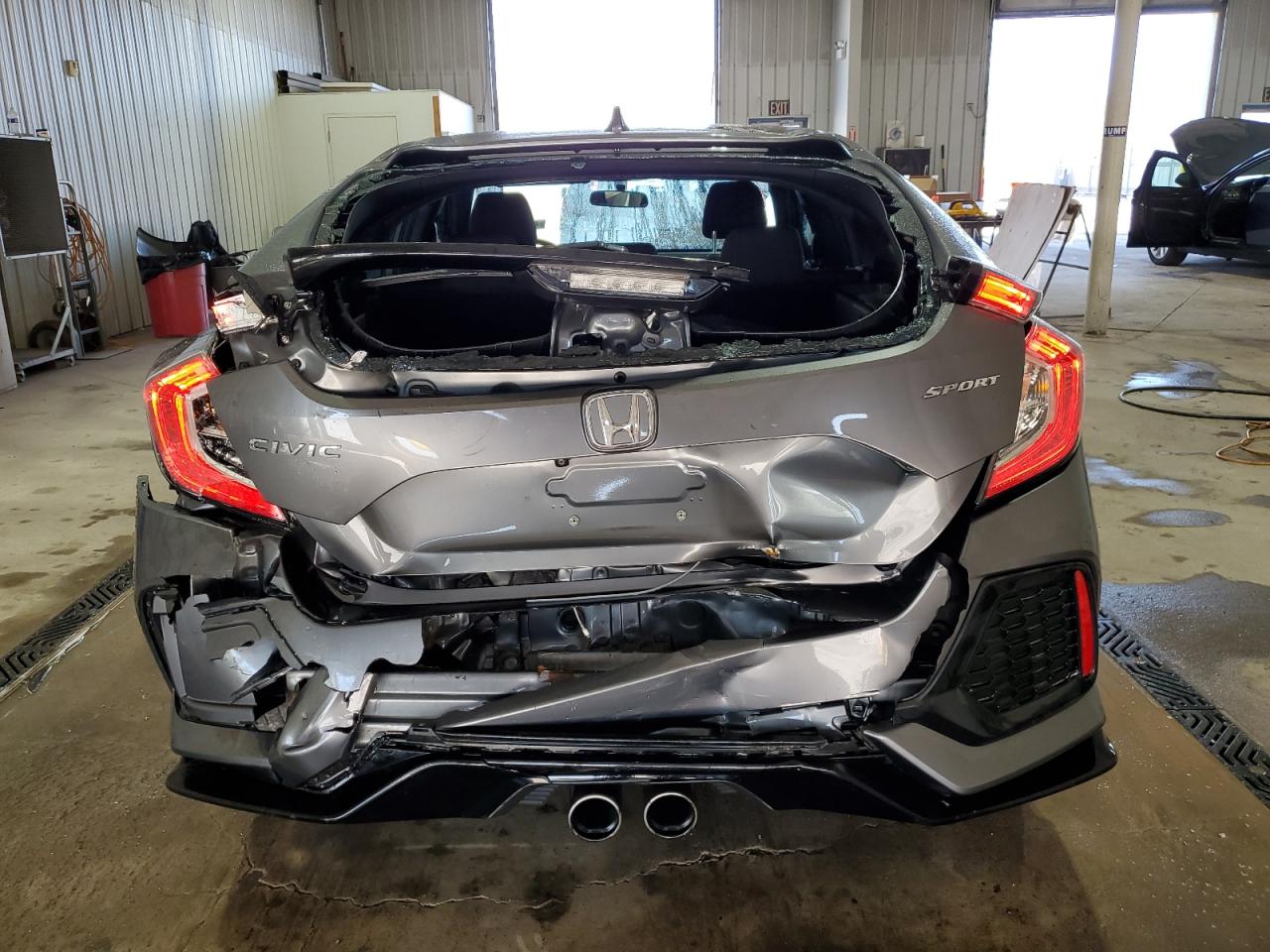 2017 Honda Civic VIN SHHFK7H48HU404499 Copart auction photo, front end / rear end damage thumbnail 6