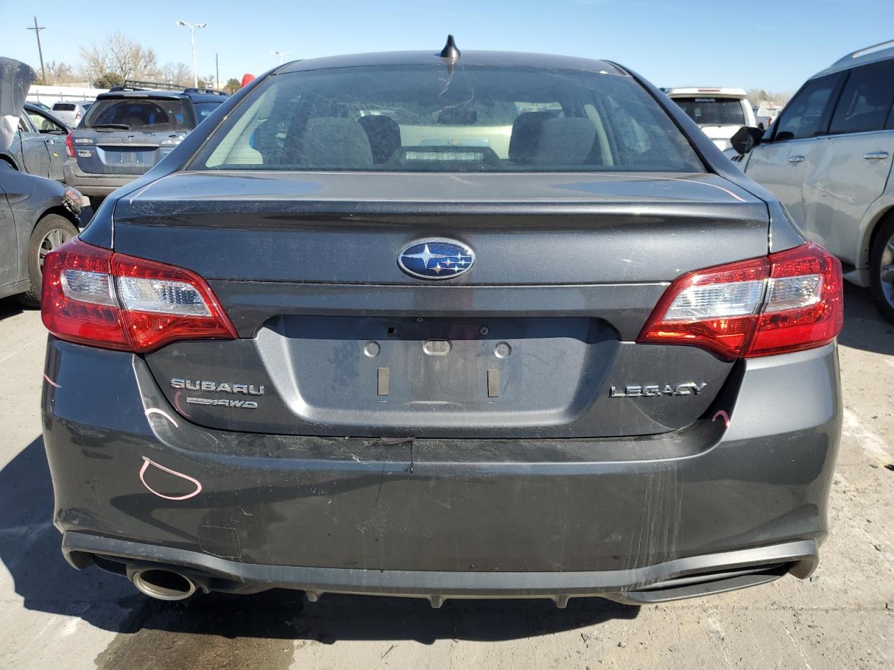 2019 Subaru Legacy VIN 4S3BNAF62K3023843 Copart auction photo, front end damage thumbnail 6