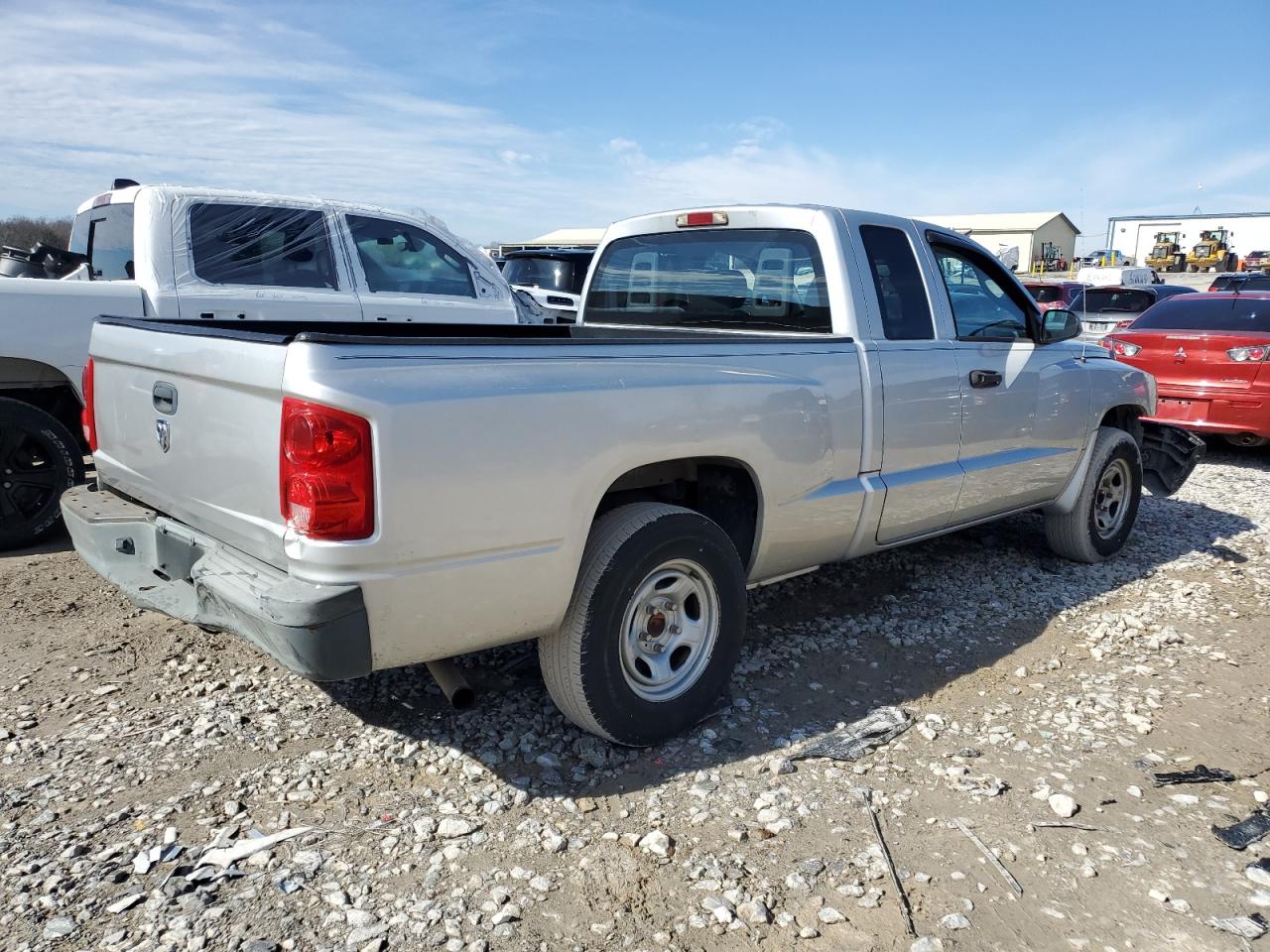 2007 Dodge Dakota VIN 1D7HE22K37S177922 Copart auction photo, front end damage thumbnail 3