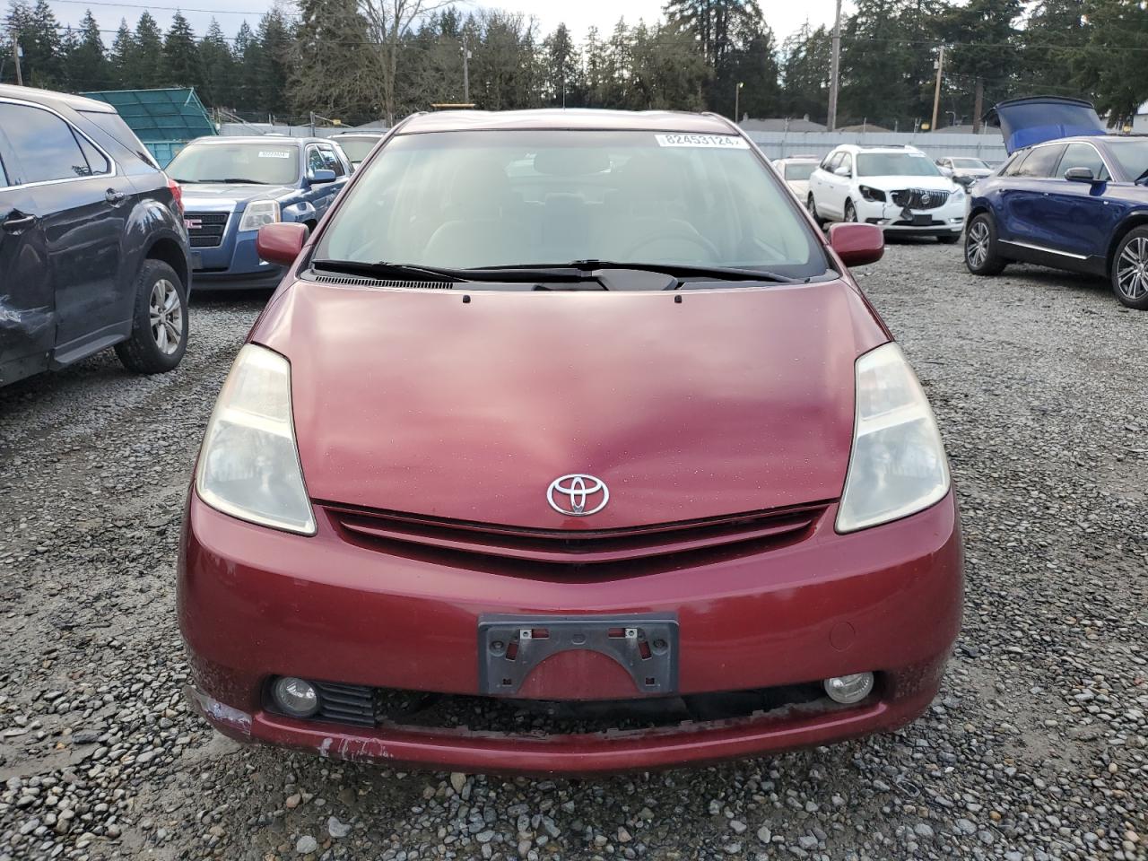 2005 Toyota Prius VIN JTDKB20U357037074 Copart auction photo, front end damage thumbnail 5