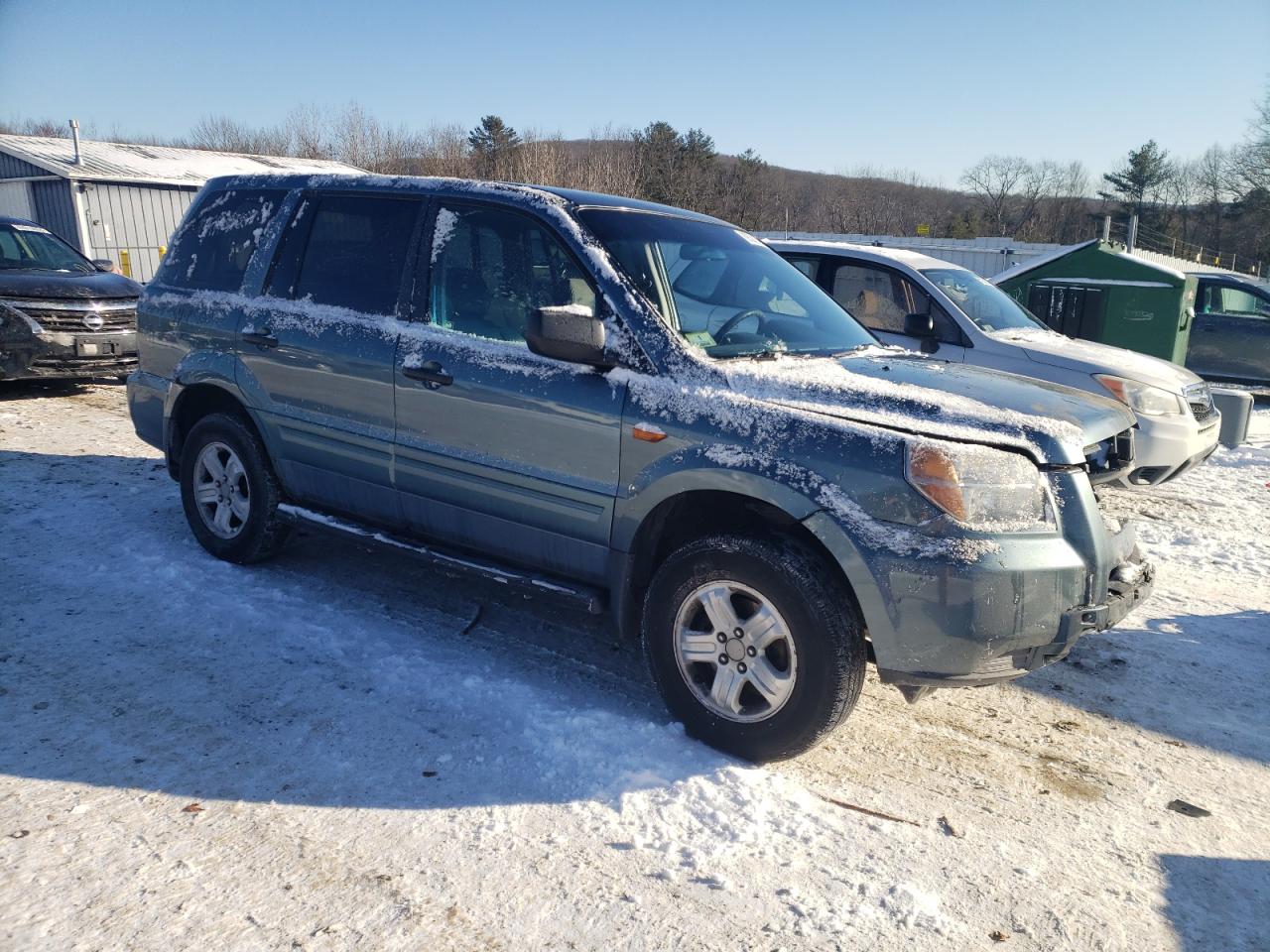 2006 Honda Pilot VIN 2HKYF181X6H515250 Copart auction photo, front end damage thumbnail 4