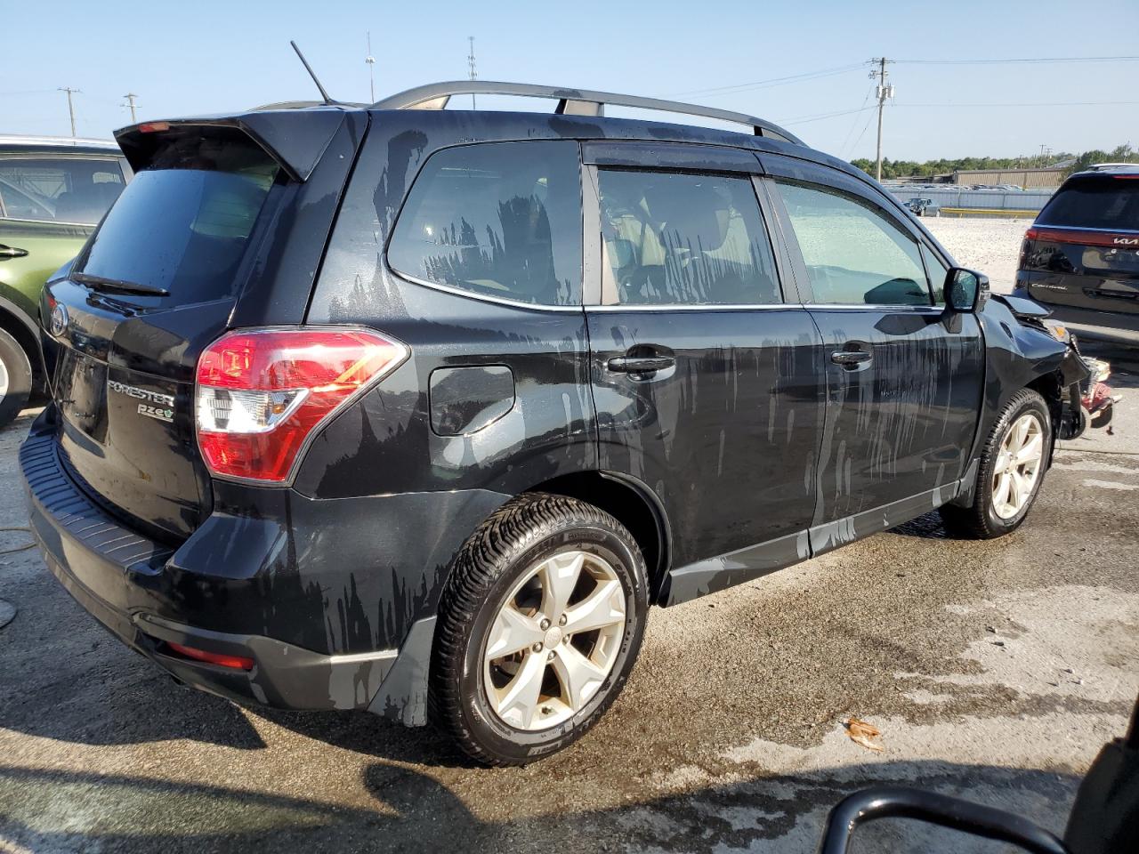 2014 Subaru Forester VIN JF2SJAMC2EH519562 Copart auction photo, front end damage thumbnail 3