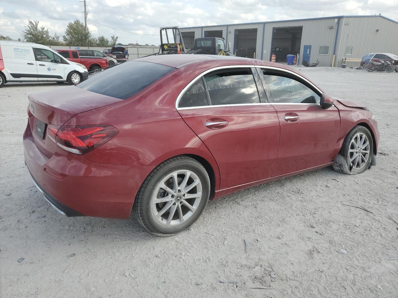 2021 Mercedes-Benz A-klasse VIN W1K3G4EB8MJ263403 Copart auction photo, front end damage thumbnail 3