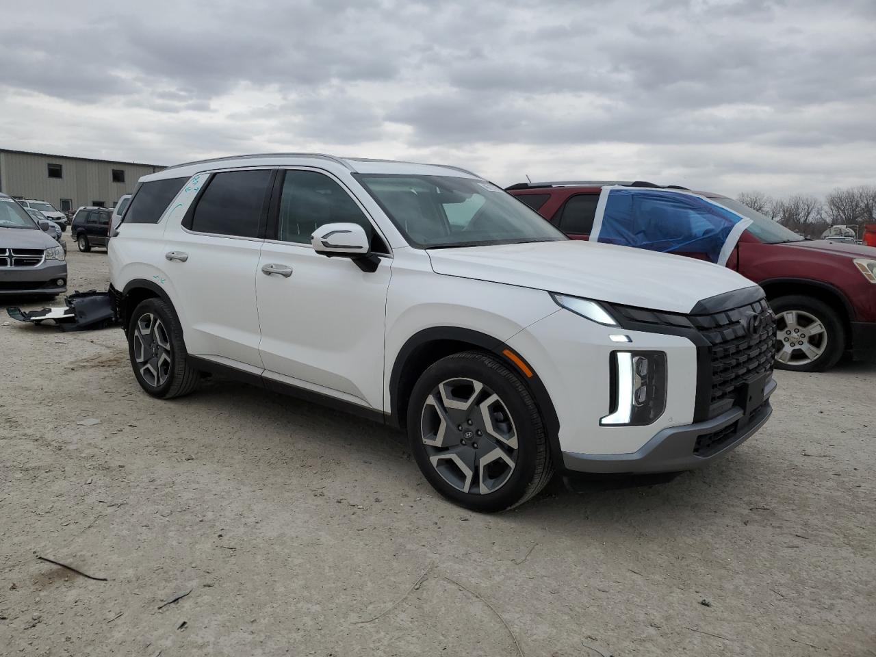 2024 Hyundai Palisade VIN KM8R5DGE4RU782192 Copart auction photo, rear end damage thumbnail 4