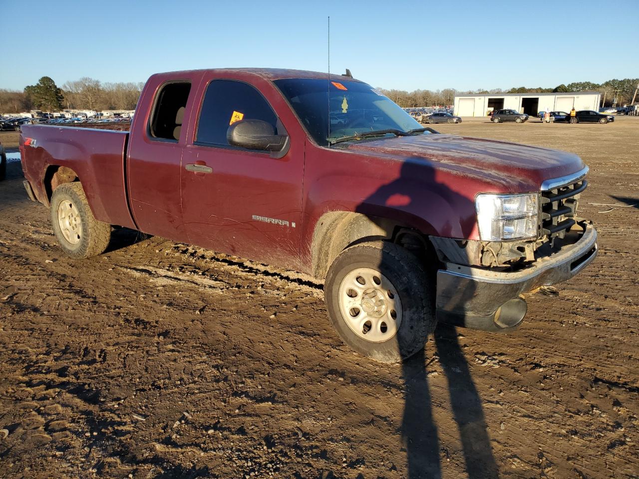 2008 GMC Sierra VIN 2GTEK19JX81333887 Copart auction photo, all over damage thumbnail 4