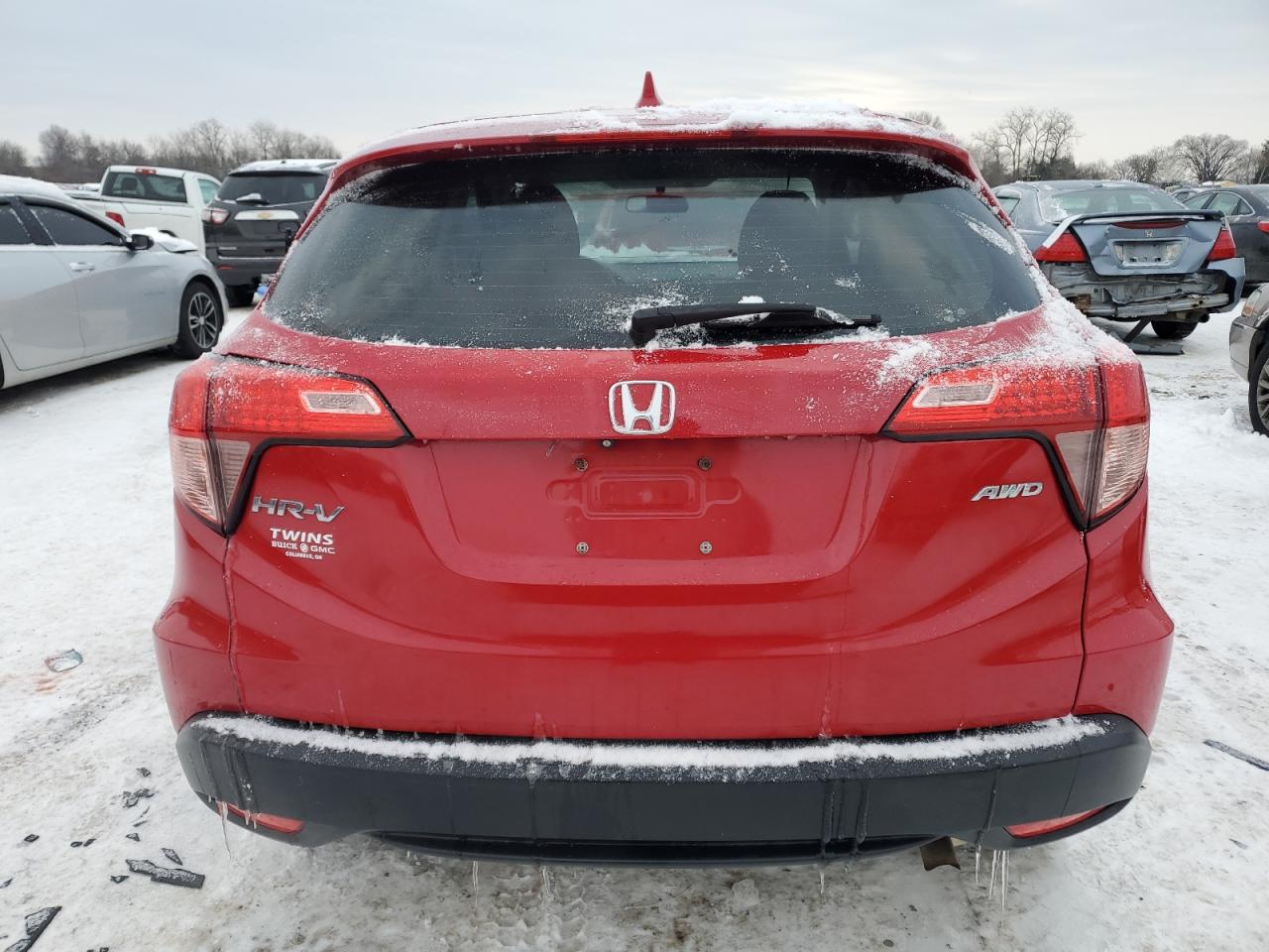 2016 Honda HR-V VIN 3CZRU6H3XGM728908 Copart auction photo, undercarriage / minor dent/scratches damage thumbnail 6